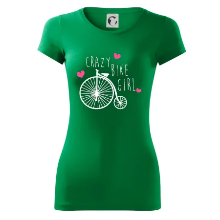 Crazy bike girl