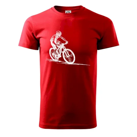 MTB kreslený cyklista