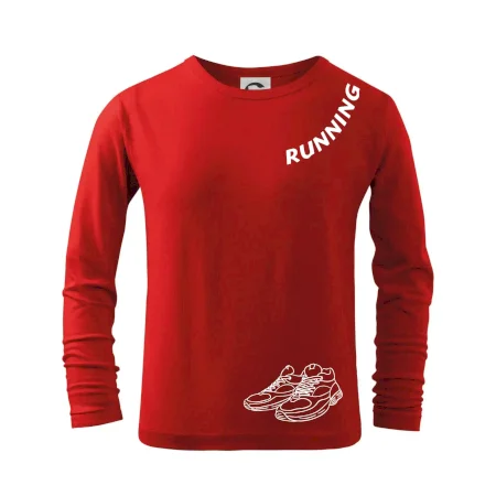Running nápis šikmo