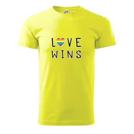 Love wins nápis