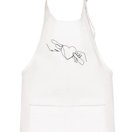 Dve ruky a srdce jedným ťahom