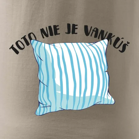 Toto nie je vankúš - modrý