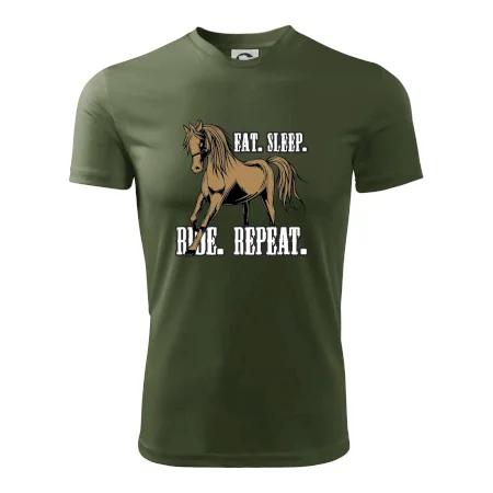 Eat Sleep Ride Repeat Western