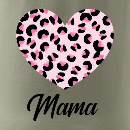 Srdce růžové - mama (Pecka Design)