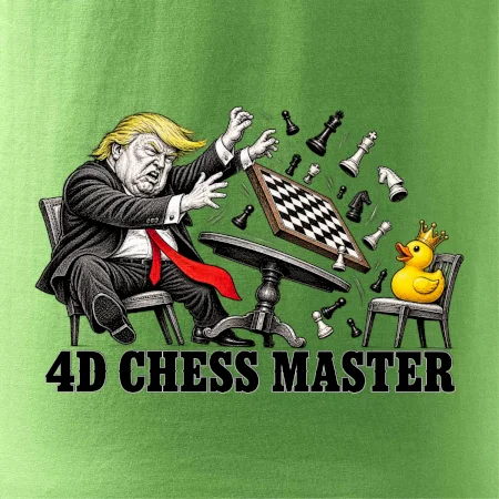 Donald Trump prohrává šachy s kachnou