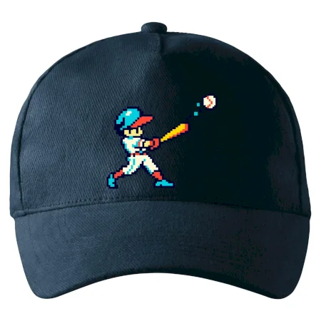 Baseballový hráč pixel art