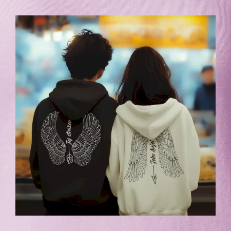 Párova mikina - Jeho anjel , Jej strážca