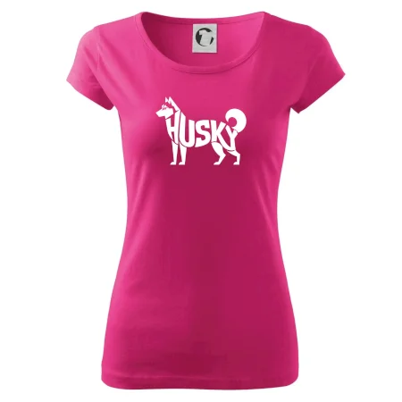 Husky nápis v tele