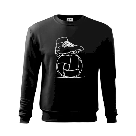 Futbalová lopta kopačka jedným ťahom