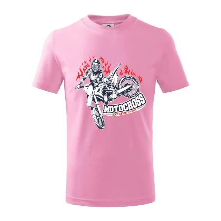 Motocross extreme sport fire