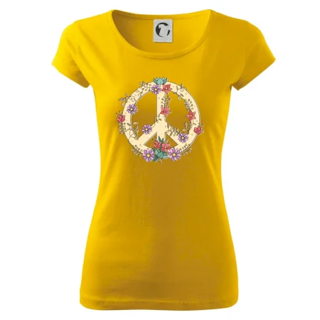 Peace symbol pieskový