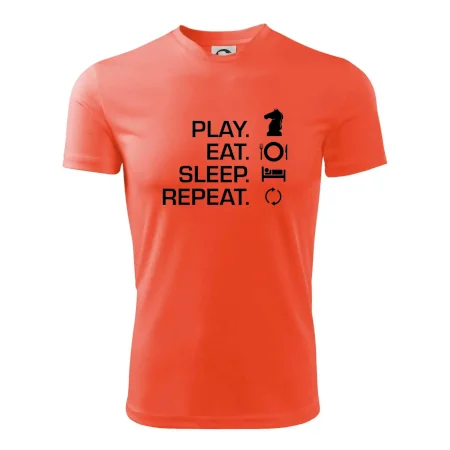 Eat sleep play - šach