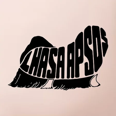 Lhasa Apso nápis v tele
