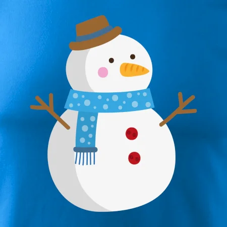 Snehuliak so šálom