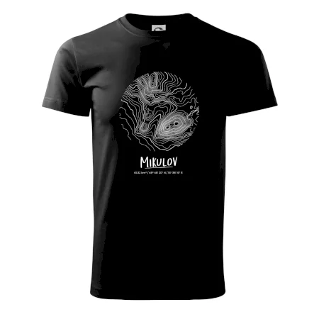 Mikulov - vrstevnice v kruhu