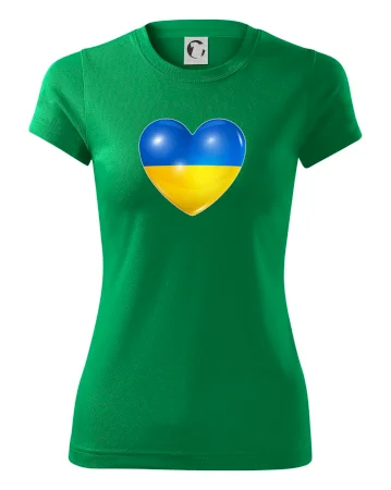 Ukrajina srdce vlajka