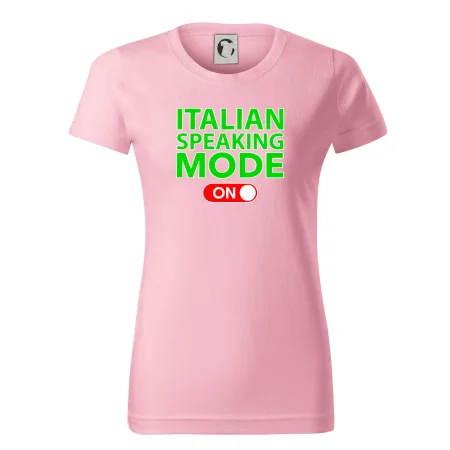 Italian speaking mode - ON