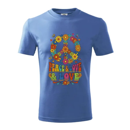 Peace and love - na výšku s květy
