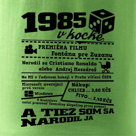1985 v kocke