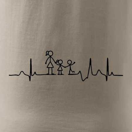 Ekg mamička a dievča + chlapec