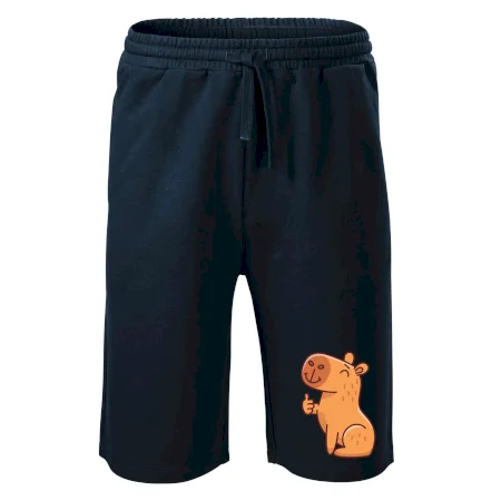 Kapybara s palcom hore