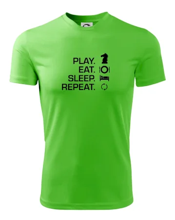 Eat sleep play - šach