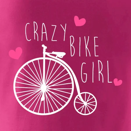 Crazy bike girl