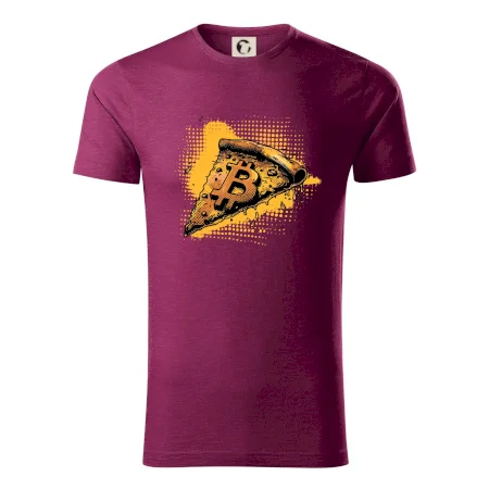 Bitcoin oranžová pizza
