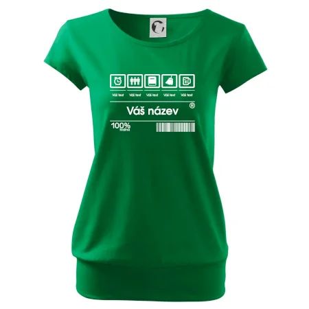 Čárový kód - Vlastní text
