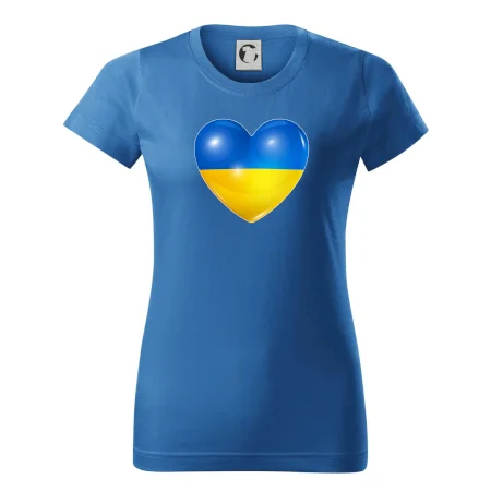 Ukrajina srdce vlajka
