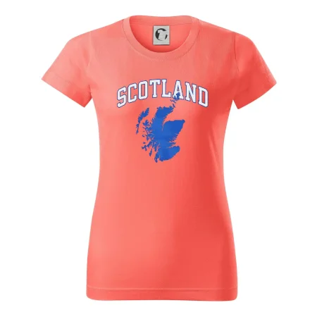 Scotland nápis s mapou