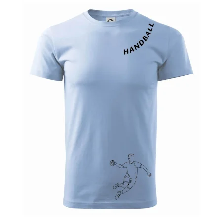 Handball nápis šikmo