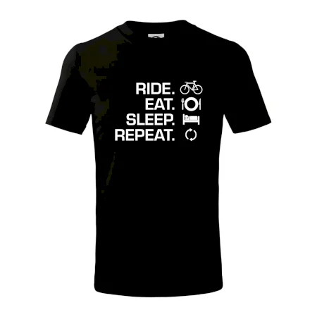 Ride Eat Sleep Repeat bicykel