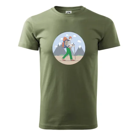 Farebný párový motív na hory