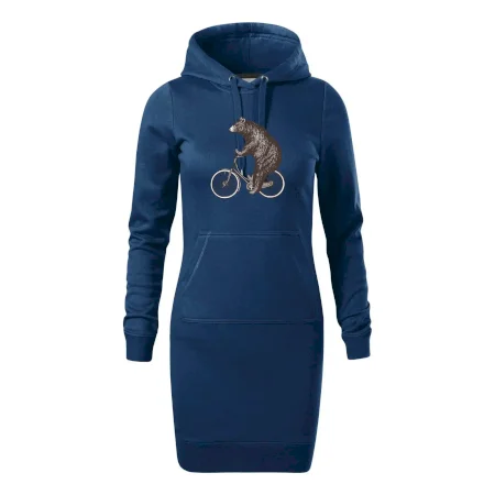Medveď na bicykli
