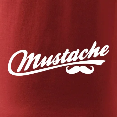 Mustache - nápis