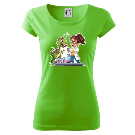 Chemik a dinosaurus - dievča