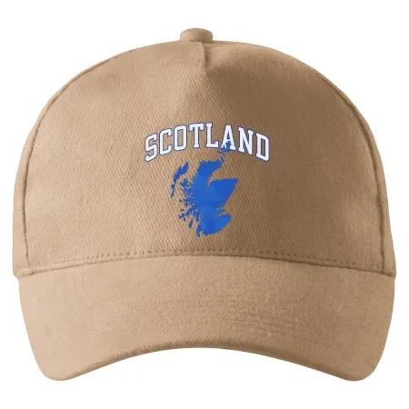 Scotland nápis s mapou