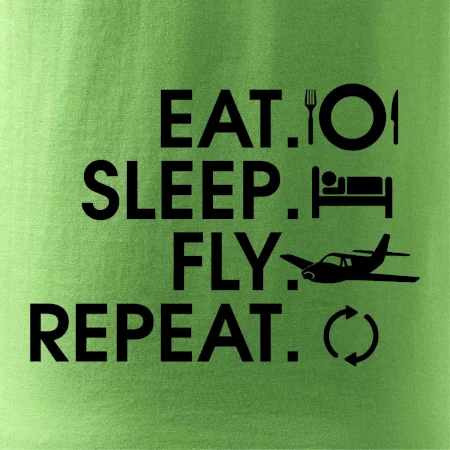 Eat sleep fly repeat