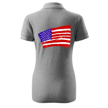 Americká vlajka ohnutá