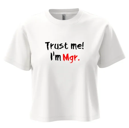 Trust me I´m  Mgr. / Ver mi som Magister.