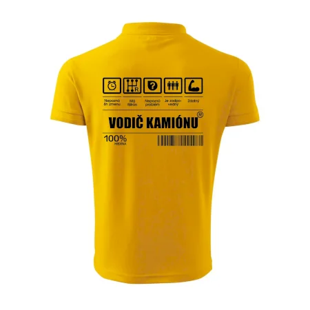 Čiarový kód - Vodič kamiónu