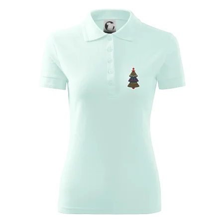 Folklór na prsníku vianočný stromček