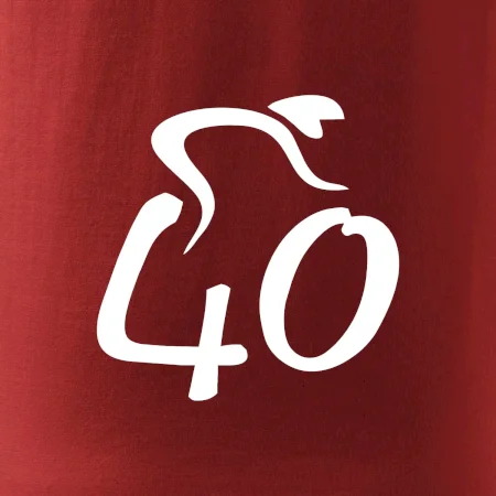 Cyklista oslavuje štyridsiatku (40)