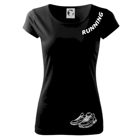 Running nápis šikmo