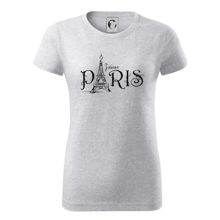 Paris nápis Eiffelovka rovný