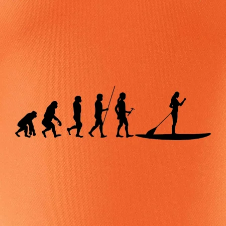 Evoluce paddleboard žena