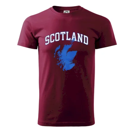 Scotland nápis s mapou