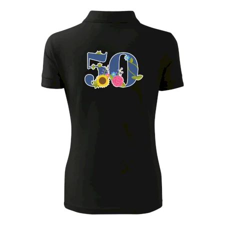 Kvetinové číslo kreslené - 50