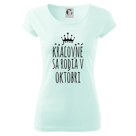 Kráľovné sa rodia v októbri